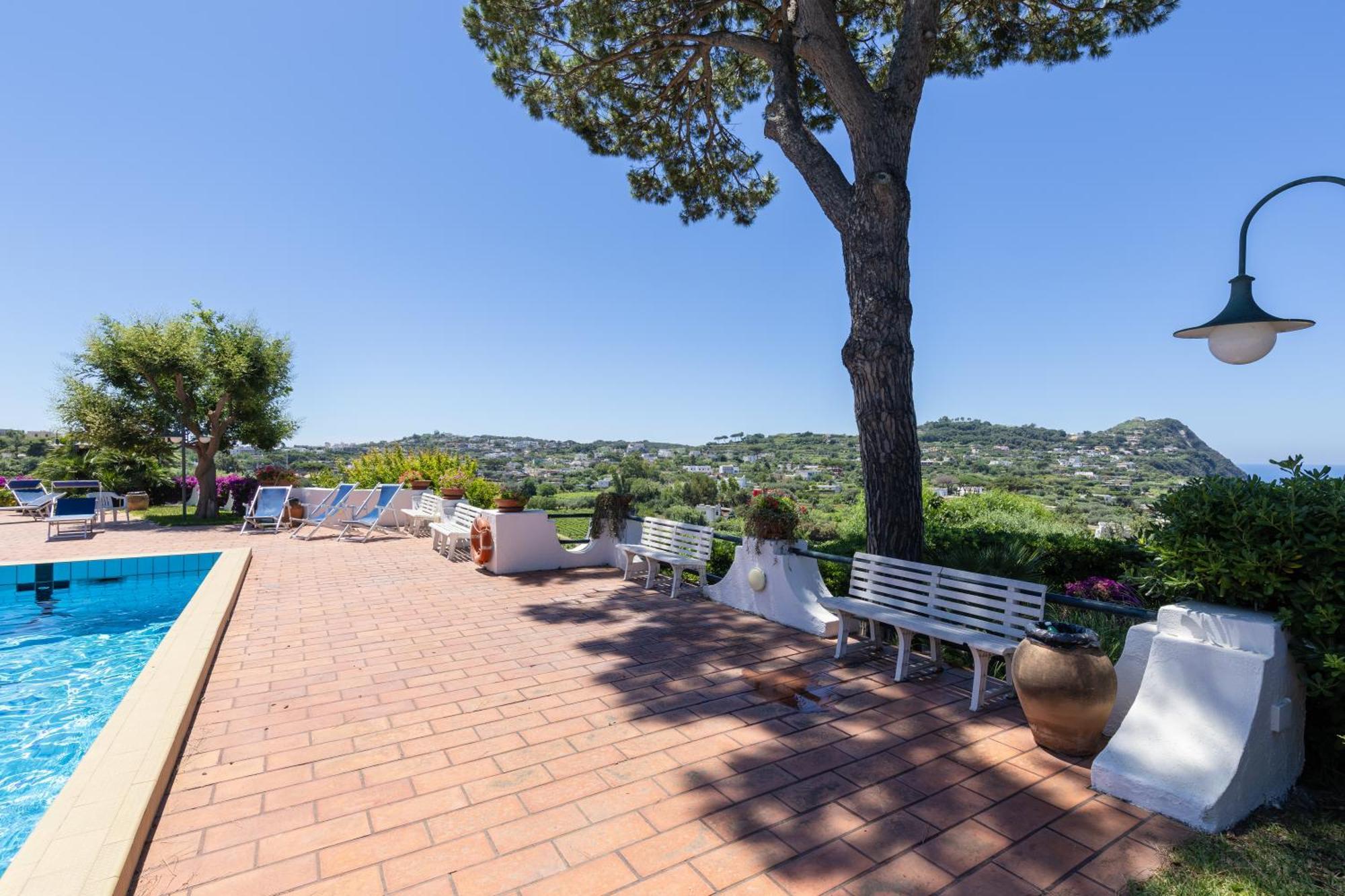Villetta Con Giardino Esclusivo Di 1000 Mq, Piscina, Tennis, Calcio, Bocce Forio di Ischia Exteriér fotografie